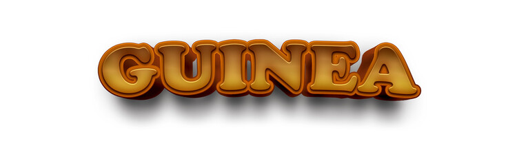 GUINEA NAME MOCKUP