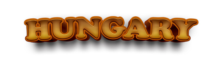 HUNGARY NAME MOCKUP