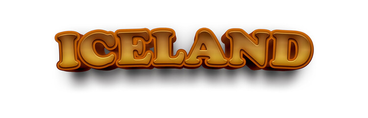 ICE LAND NAME MOCKUP