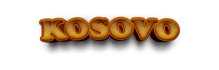 KOSOVO NAME MOCKUP