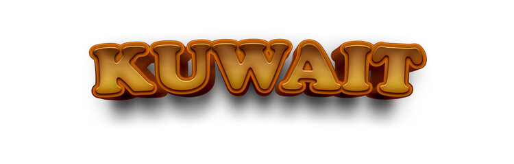 KUWAIT NAME MOCKUP