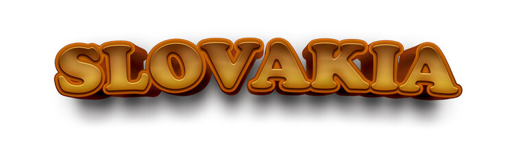 Slovakia name mockup country