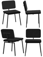 Fototapeta premium Stool for office or home. An element of the interior. Isolated from the background. In different angles
