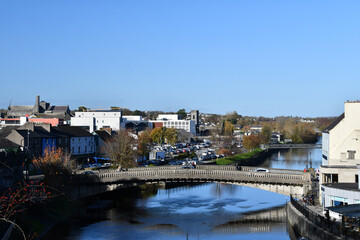 Fototapeta na wymiar View of Kilkenny City, Kilkenny, Ireland