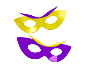 Mascara de carnaval 3D