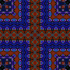 3d effect - abstract kaleidoscopic geometric color gradient pattern 