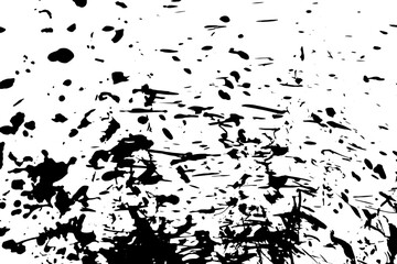 Rustic grunge vector texture with grain and stains. Abstract noise background. Weathered surface. Dirty and damaged. Detailed rough backdrop. Vector graphic illustration with transparent white. EPS10.