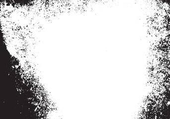 Rustic grunge vector texture with grain and stains. Abstract noise background. Weathered surface. Dirty and damaged. Detailed rough backdrop. Vector graphic illustration with transparent white. EPS10.