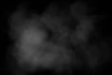 smoke on black background