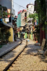 Train street, Hanoi, Wietnam