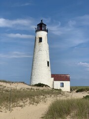 Fototapeta na wymiar lighthouse Nantucket - Great Point