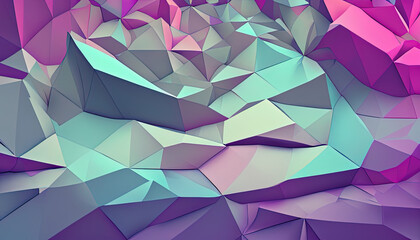 gradient color abstract cube background