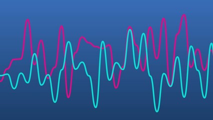 abstract colorful line illustration background