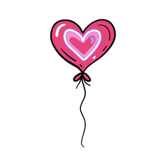 heart shaped balloons