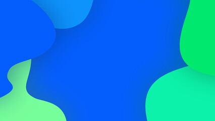 Colorful wavy paper cut shapes abstract background. Design layout for business and elements posters 