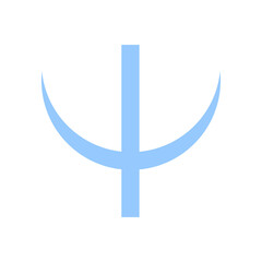 Tengri vector symbol. Tengrianism religion sign