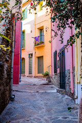 Fototapeta na wymiar Dans les rues de Collioure