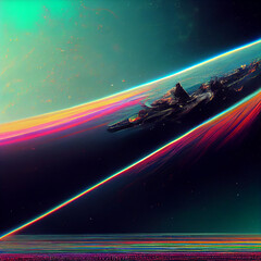 Glitch background universe abstract glitchy space video wallpaper 4k