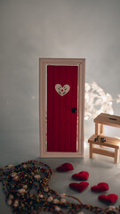 Love in the air red hearths and memories