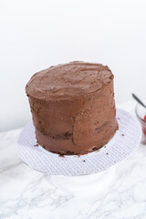 4th of July chocolate cake