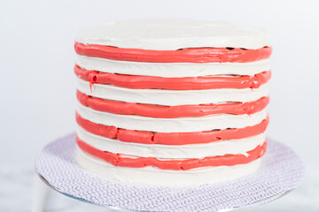 4th of July chocolate cake