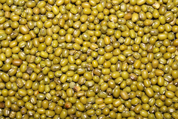 Dried Green Mung Beans.