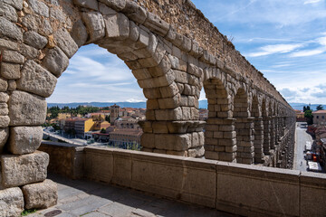 View of an Acquoduct Arch During the Daytime in Segovia
