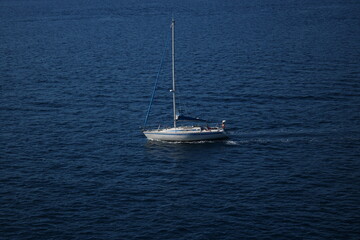 Obraz premium yacht in the sea