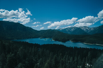 Eibsee von der Zugspitze