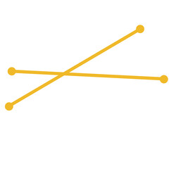 Retro Design Elements Atomic Shape