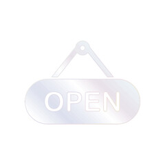 Open sign icon