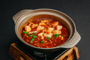 Taiwan, Taiwan food, food, soup, dish, meal, bowl, meat, hot, cooking, delicious, beancurd, mapo tofu, tofu,