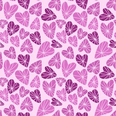 Valentines hearts seamless cartoon pattern for wrapping and kids clothes print and fabrics and gift box