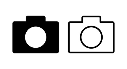 Camera icon vector illustration. photo camera sign and symbol. photography icon.