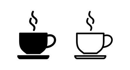 coffee cup icon vector illustration. cup a coffee sign and symbol