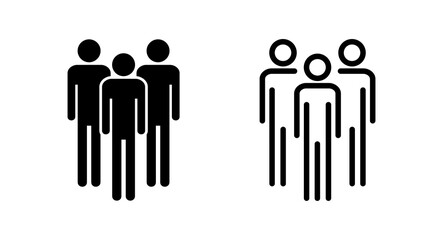 People icon vector illustration. person sign and symbol. User Icon vector