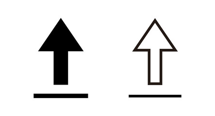 Upload icon vector illustration. load data sign and symbol