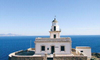 Fototapeta na wymiar Lighthouse in Greece