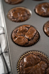 Chocolate peppermint cupcakes