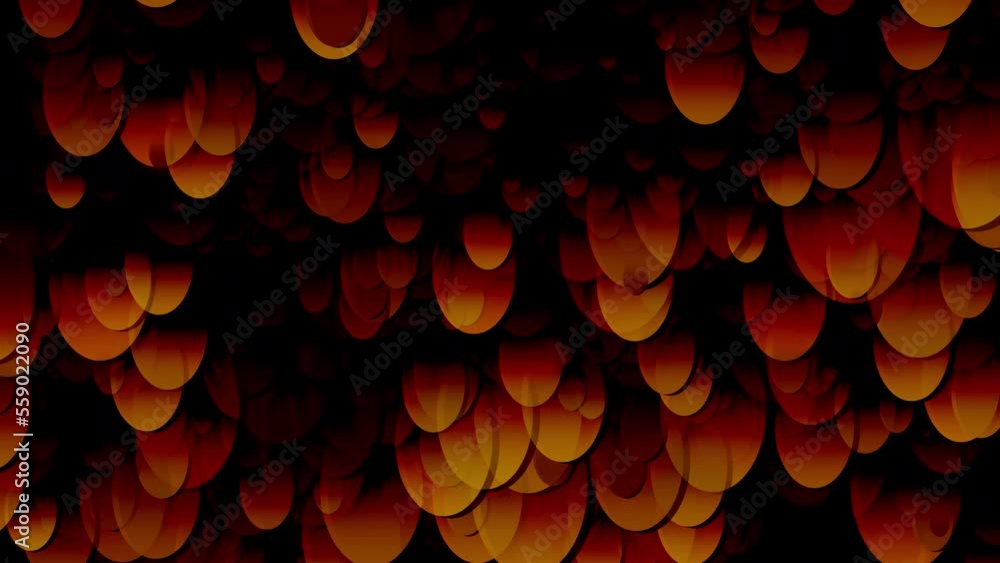 Poster smooth flow of figures in the form of ellipses. ellipses of different sizes and at different speeds 