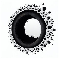 Abstract Black hole - By Generative AI