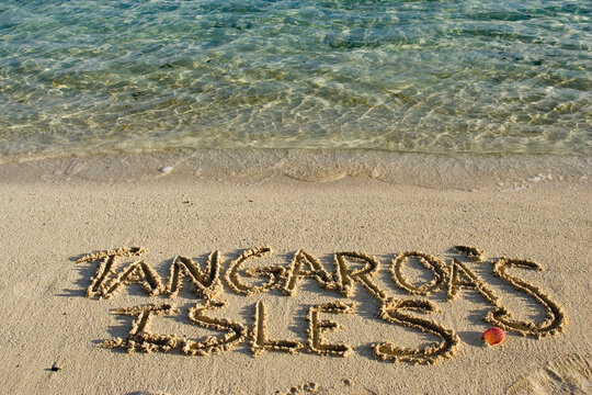 Sand writing