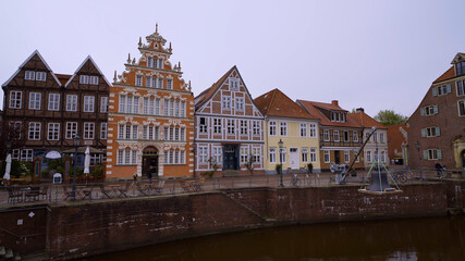Famous historic city of Stade in Northern Germany - travel photography