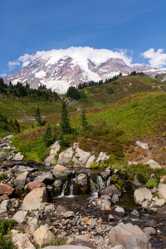Apline Waterfall
