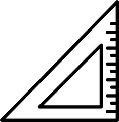 ruler icon. ruler sign illustration on white background..eps
