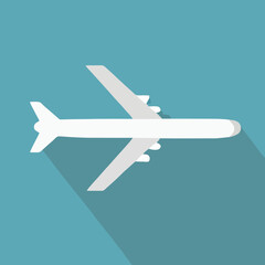 Plane slat icon airplane design illustration vehicle cartoon vector aircraft graphic