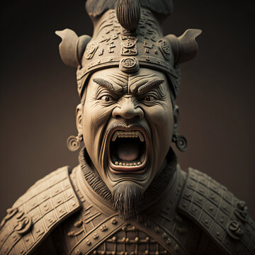 terracotta warrior sculpture