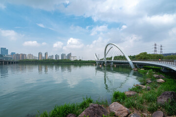 Modern Urban Architectural Landscape of Suzhou, China