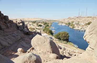 Aswan's Seheil Island, Most Known for the Famine Stele Carving