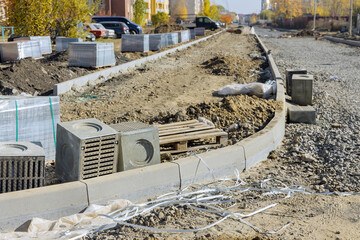 Well concreted ground is required for construction of road works as part installation stormwater...